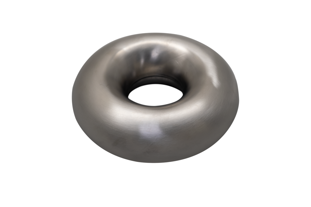 3" Brushed Stainless Steel Donut