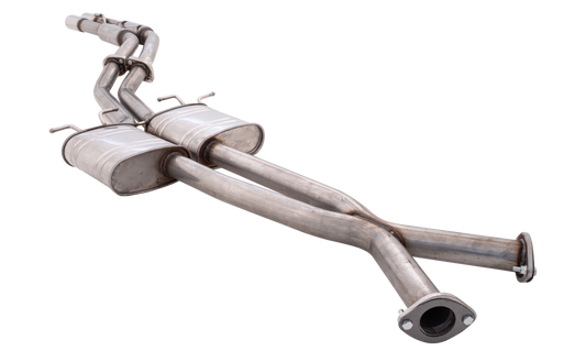 Holden V8 Ute VU-VZ 5.7L Twin 2.5Inch Cat Back Exhaust with Hot Dog Rear