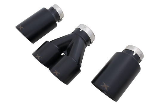 Toyota Corolla GR Matte Black Exhaust Tip Set