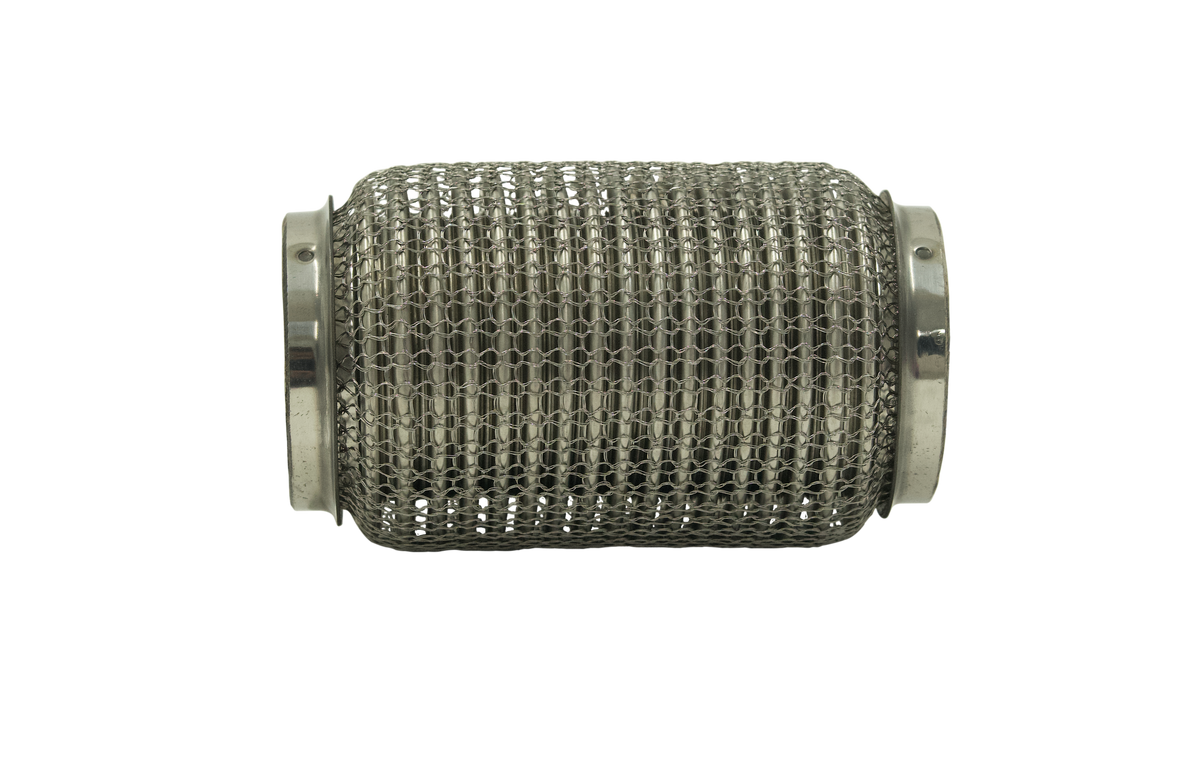 Mesh Flex Bellow 2.5In Pipe 6In Long