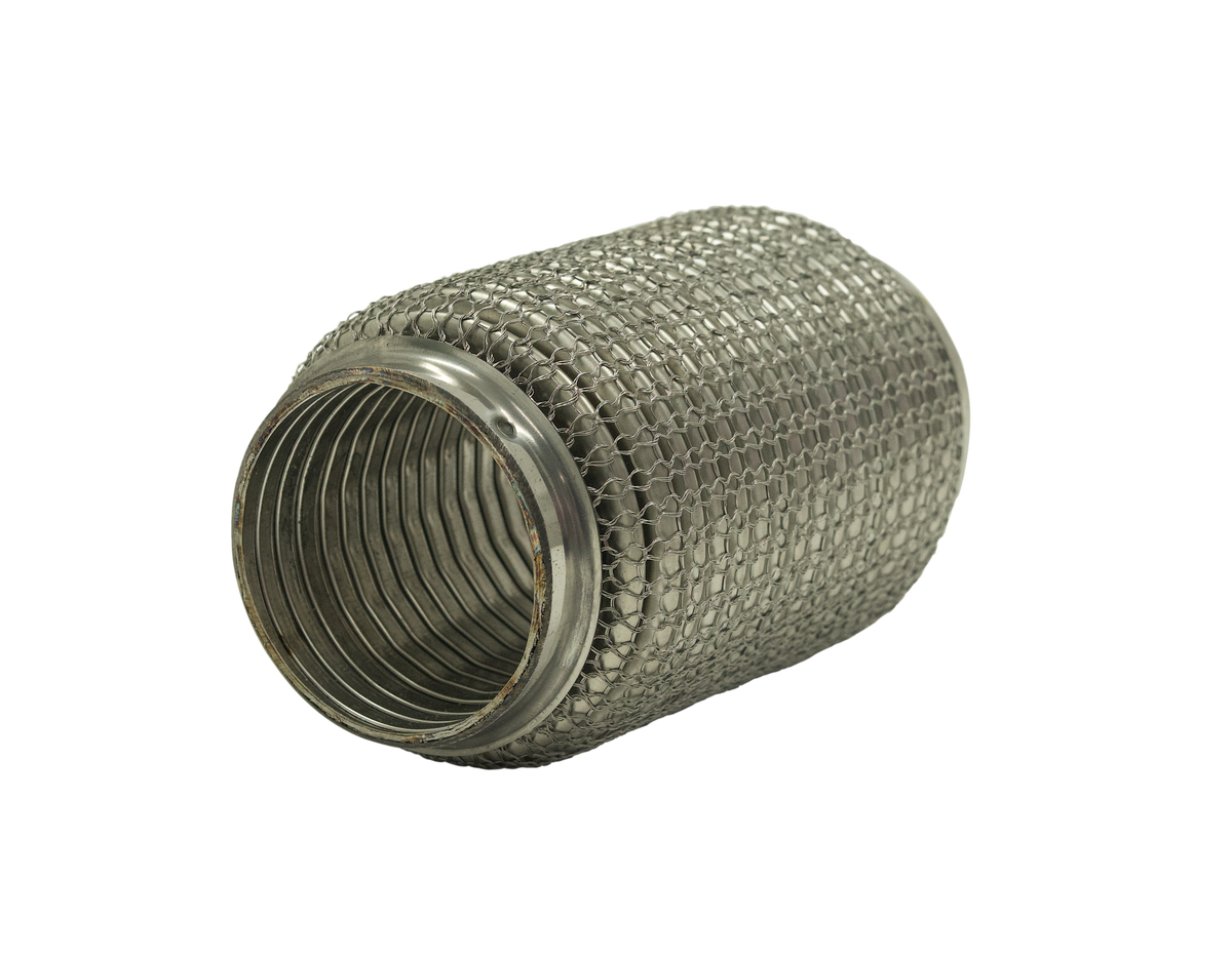 Mesh Flex Bellow 2.5In Pipe 8In Long