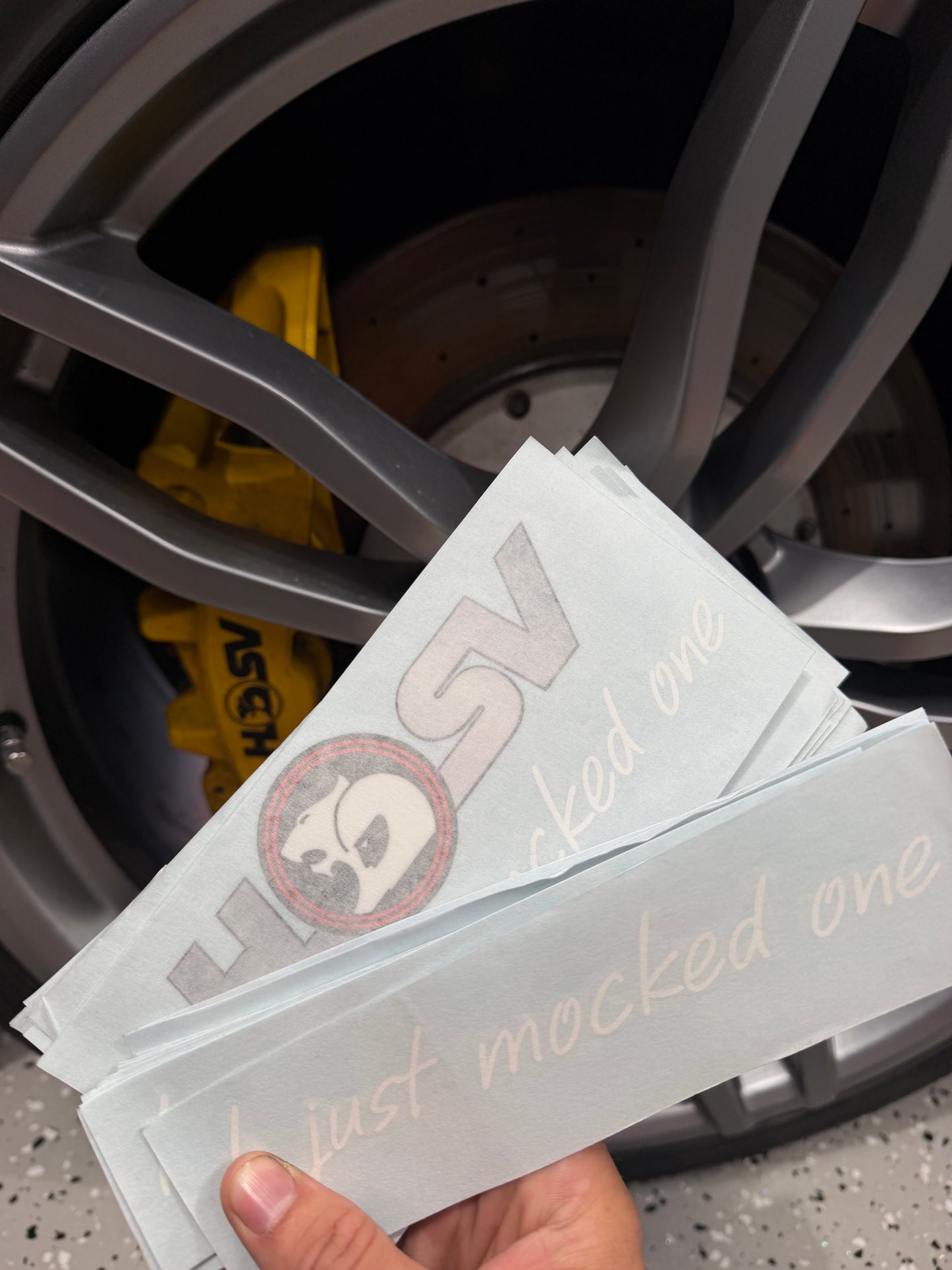 I just mocked one - HSV Style Sticker