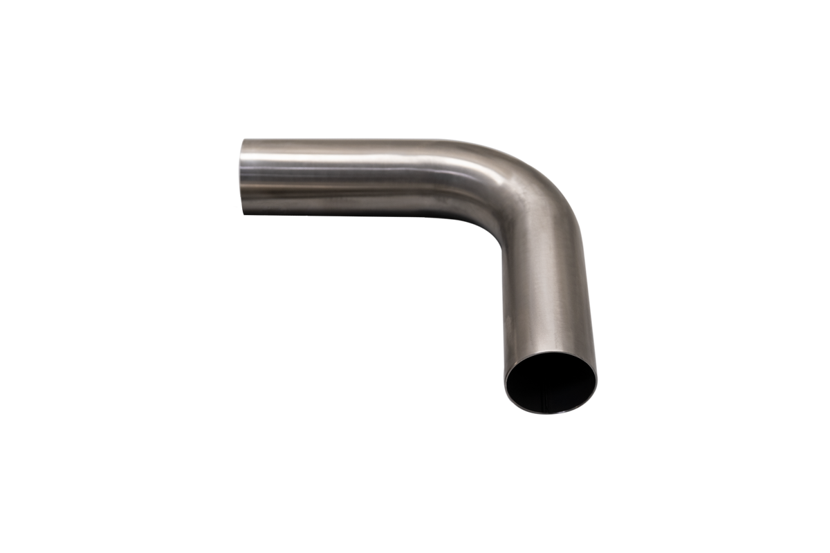2.5″ Mandrel Bend, 90 Degree, Brushed 304 Stainless Steel