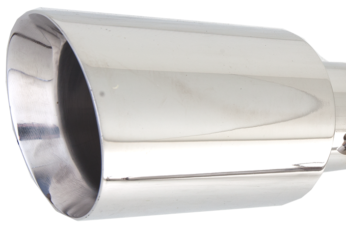 4Inch Angle Cut Universal Exhaust Tip in 3Inch