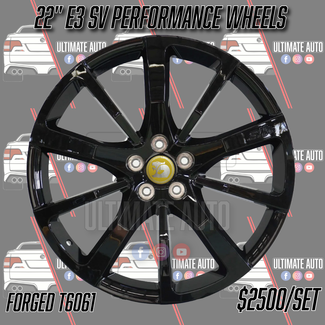22" HSV VE E3 SV Performance wheels