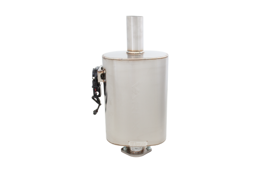 Oval 3Inch Varex Universal Muffler Side Mounted Motor