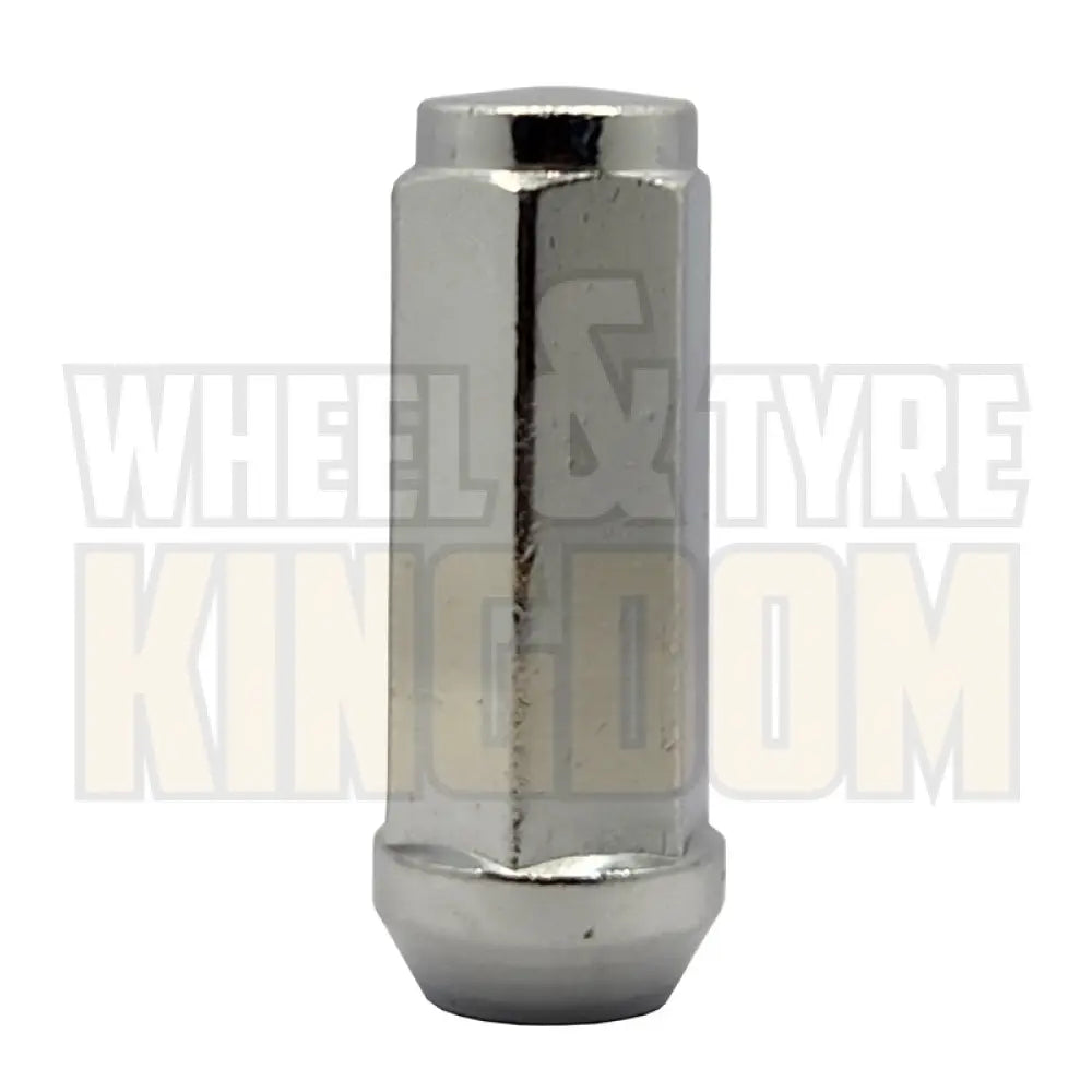 Dynamic Accessories Wheel Nut 1/2" 64mm 21mm Hex Chrome Acorn