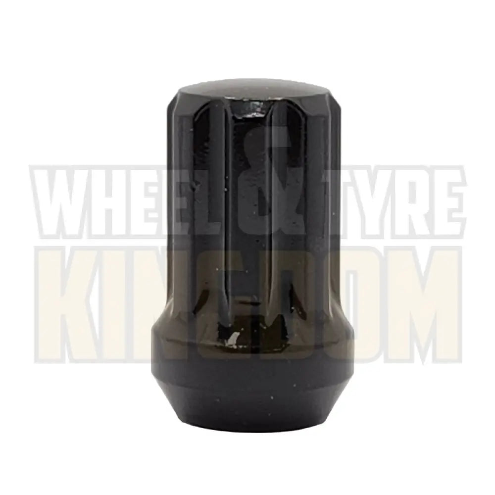 Dynamic Accessories Wheel Nut 14x1.5 38mm Spline Black (7-point Truck)