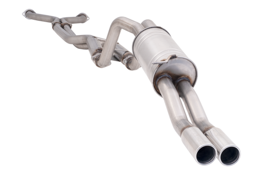 BA BF Falcon V8 Ute Twin 2.5Inch Raw 409 Cat Back Exhaust System