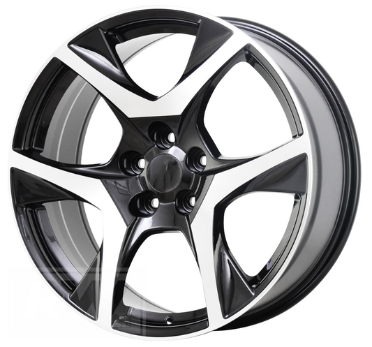 GEN-F2 Clubsport R8 20 inch Black Machined REPLICA Wheels (PRE-VE)