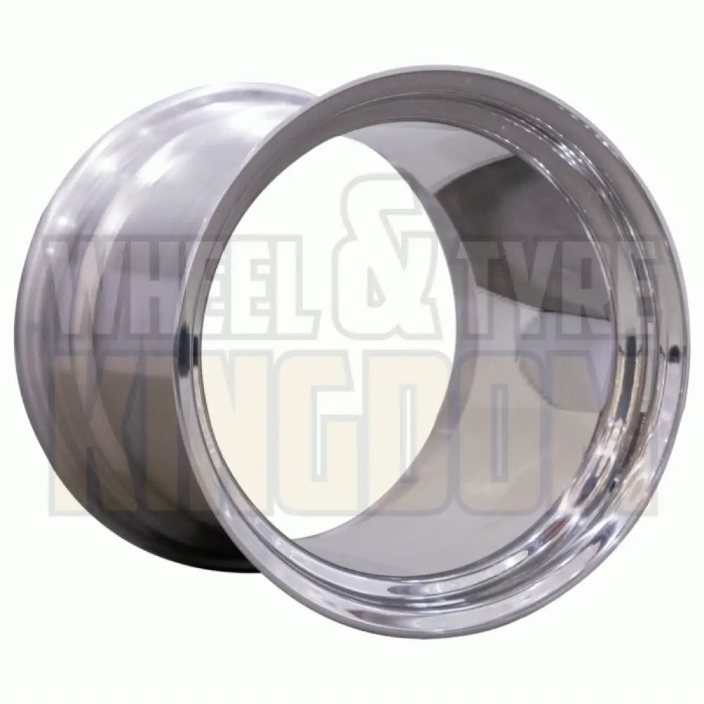 Outlaw Drag 15x6 Outer Wheel Barrel Step Lip - Polished Alloy