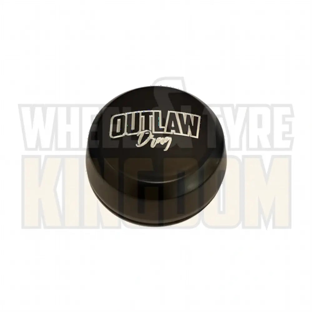 Outlaw Drag Billet Satin Black Centre Cap - 2pc/3pc Wheels