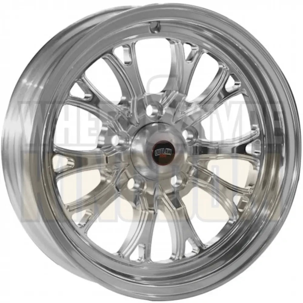 Outlaw Drag Intensity 15x4 1.75"BS Chevrolet - Polished