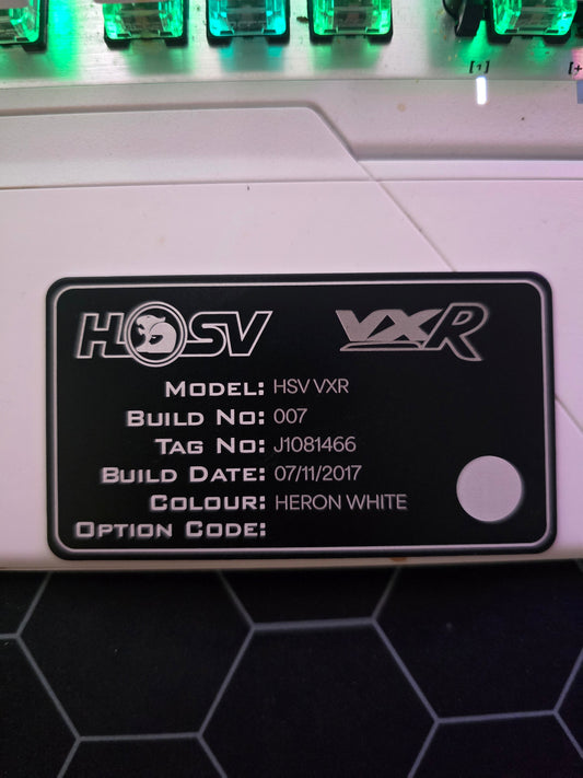 VZ - VE HSV Build plate