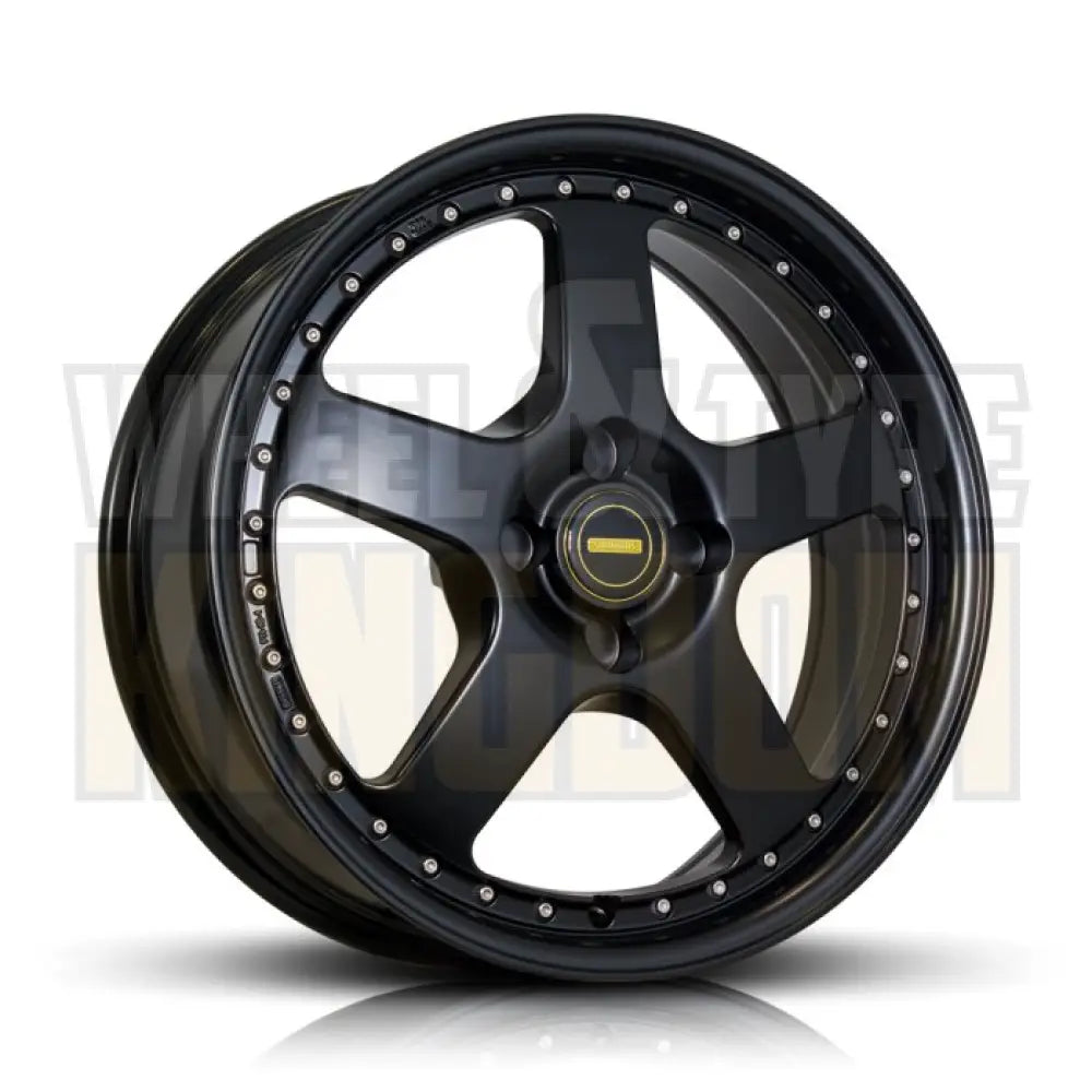 Simmons 17x8.5 5-stud FR-1 Full Satin Black
