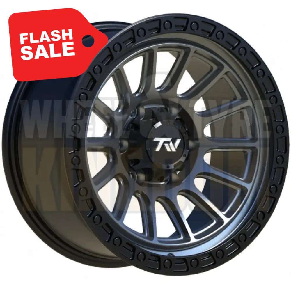 TW Offroad T22 Rotor - 17x9 Satin Black Gunmetal Face