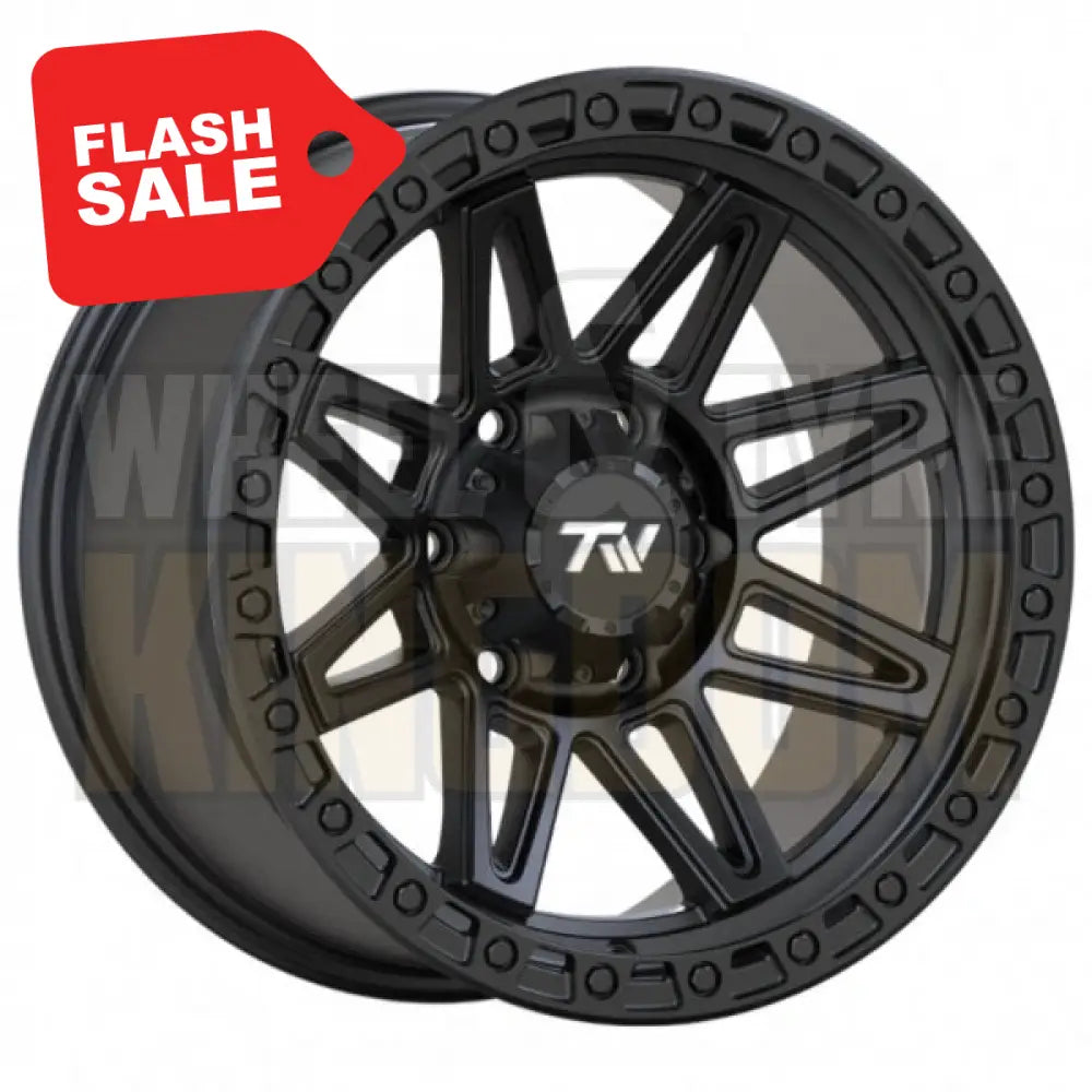 TW Offroad T23 Vector - 17x9 Satin Black