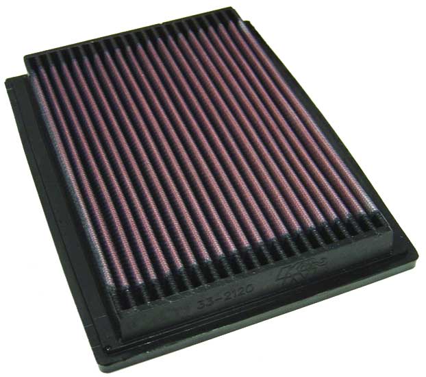 [K&N]   Air Filters - 33-2120 K&N Replacement Air Filter, 1996 - 2000 Honda Civic/ Nissan AD