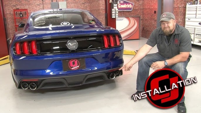 FM Mustang GT Quad Tip Kit