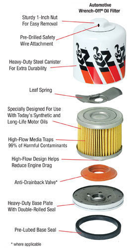 [K&N]   Automotive Oil Filters - HP-1007 K&N Oil Filter, VB 5.0L-VZ 5.7l