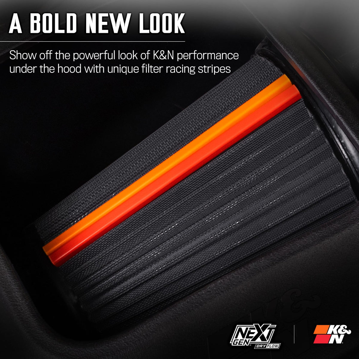 [K&N]   Intake Kits - 50-1561D K&N NextGen Dryflow Cold Air Intake - Dodge RAM 1500 V8 5.7L F/I