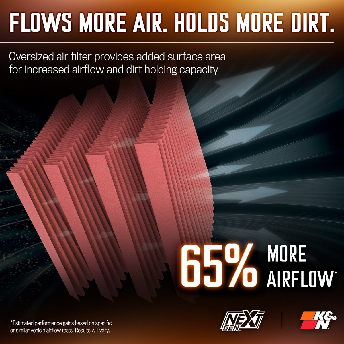 [K&N]   Intake Kits - 50-1576 K&N NextGen Cold Air Intake - Jeep Wrangler V6 3.6L