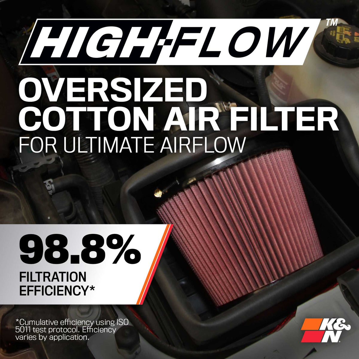 [K&N]   Intake Kits - 57-2581 K&N Performance Air Intake, 2011 - 2014 Ford F-150 V8