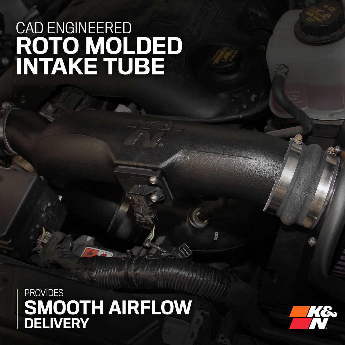 [K&N]   Intake Kits - 57-2581 K&N Performance Air Intake, 2011 - 2014 Ford F-150 V8