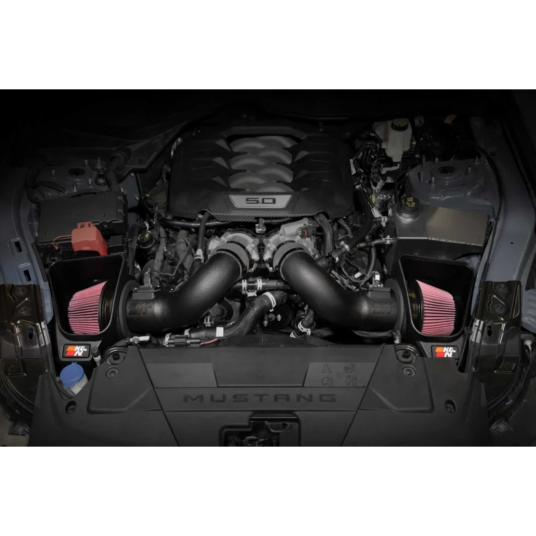 [K&N]   Intake Kits - 63-2626 K&N Performance Air Intake System, 2024 - 2025 Ford Mustang 5.0L V8