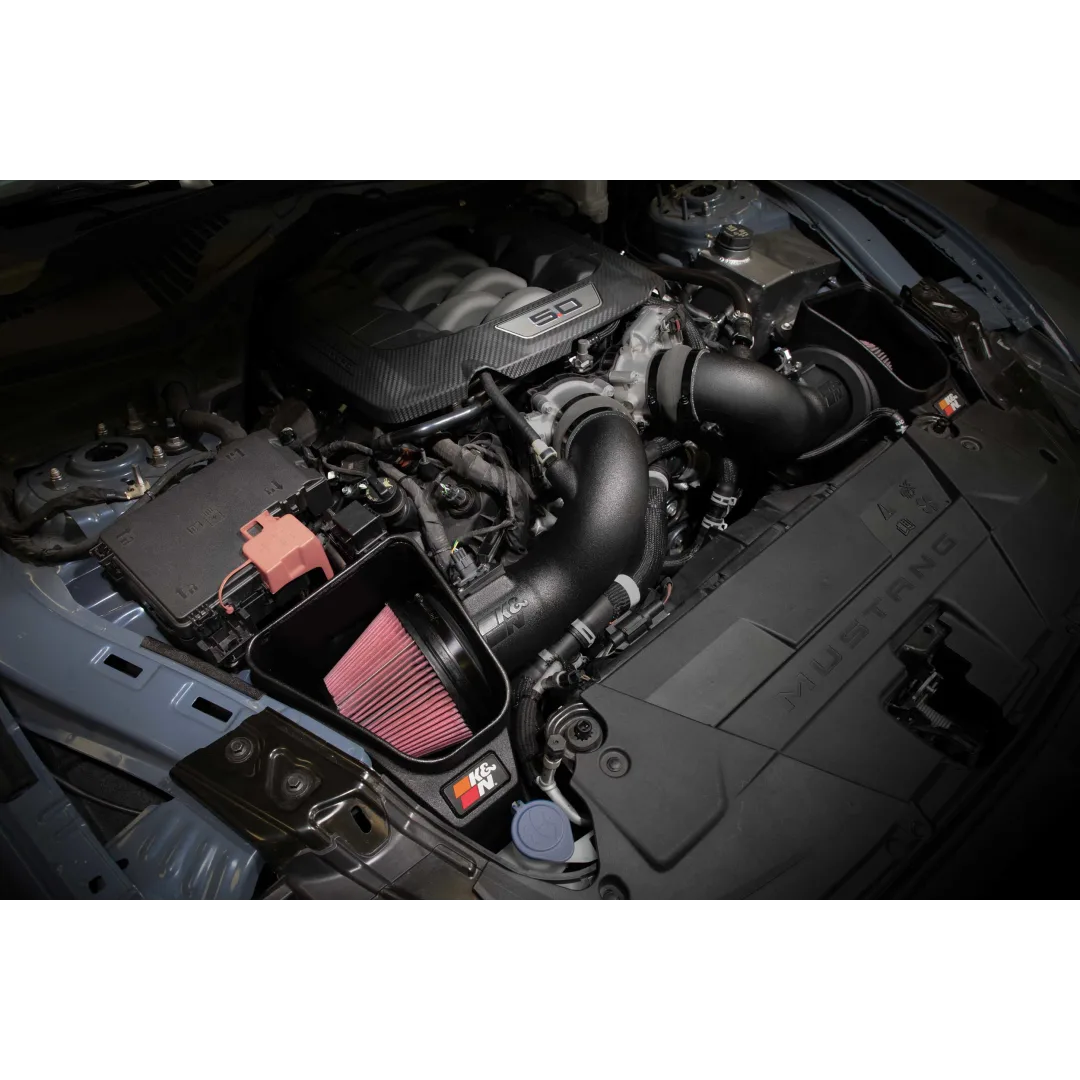 [K&N]   Intake Kits - 63-2626 K&N Performance Air Intake System, 2024 - 2025 Ford Mustang 5.0L V8