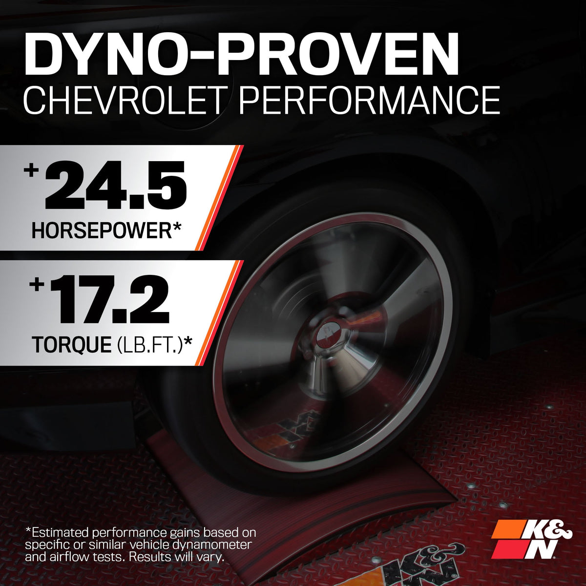 [K&N]   Intake Kits - 63-3074 K&N Performance Air Intake System, 2010 - 2015 Chevrolet Camaro SS 6.2L V8
