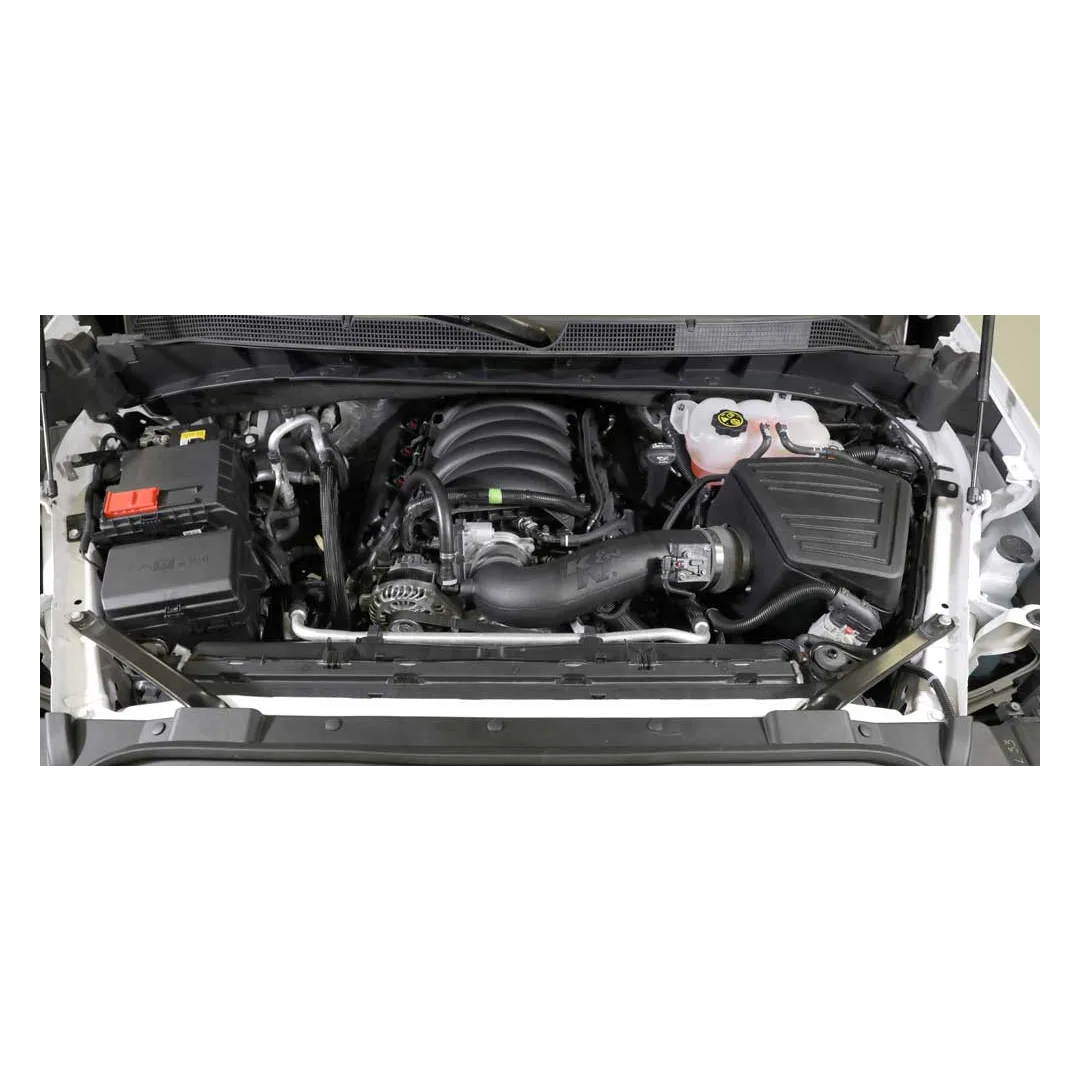 [K&N]   Intake Kits - 63-3109 K&N Performance Air Intake System, Chevrolet Silverado 1500 6.2l V8, '19-24'