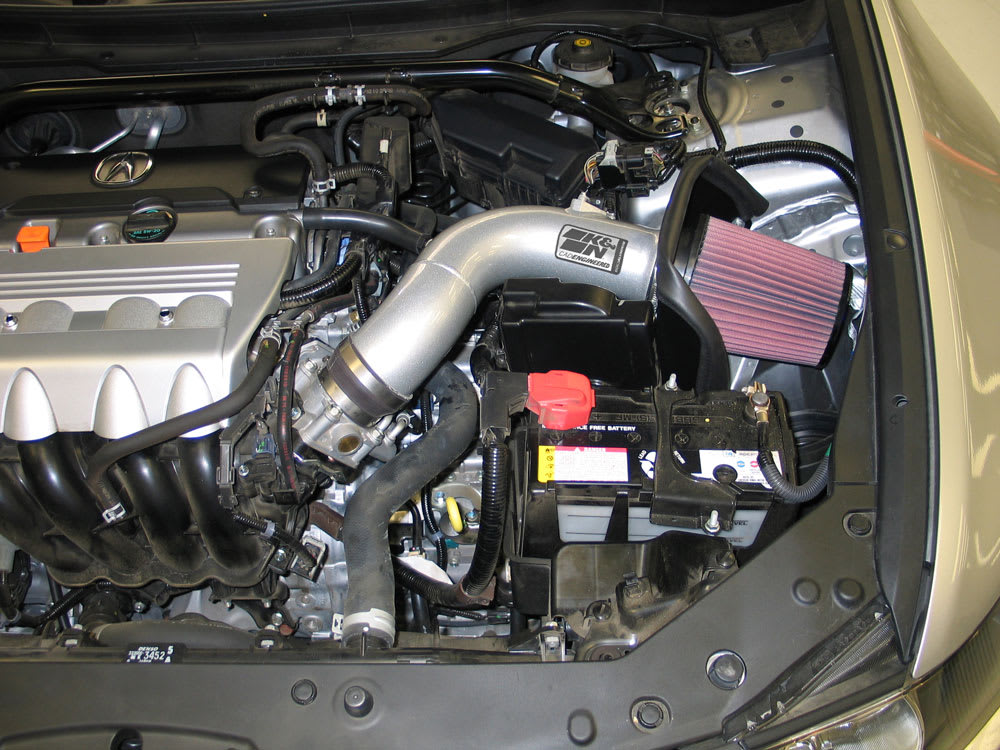 [K&N]   Metal Intake Kits - 69-0026TS K&N Performance Air Intake System, 2009 - 2014 Acura TSX 2.4L L4