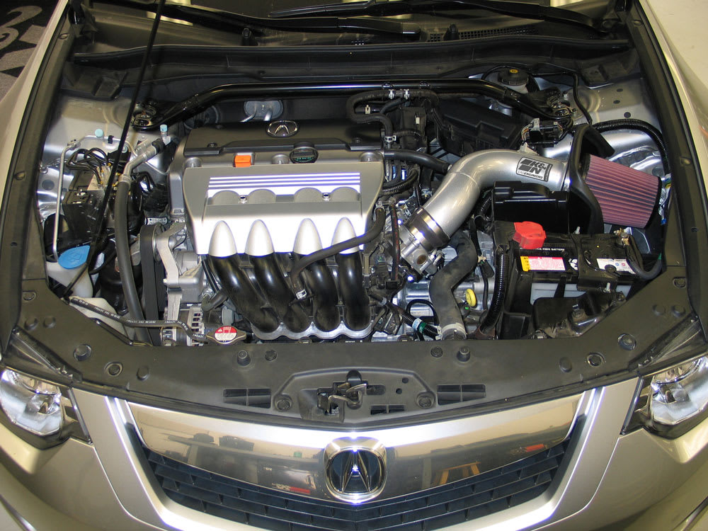 [K&N]   Metal Intake Kits - 69-0026TS K&N Performance Air Intake System, 2009 - 2014 Acura TSX 2.4L L4