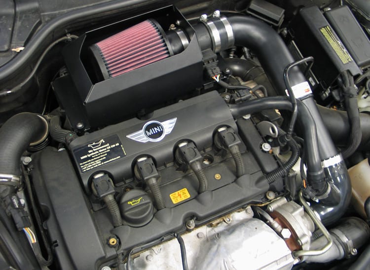[K&N]   Metal Intake Kits - 69-2004TTK K&N Performance Air Intake System, 2007 - 2010 Mini Cooper S 1.6L L4