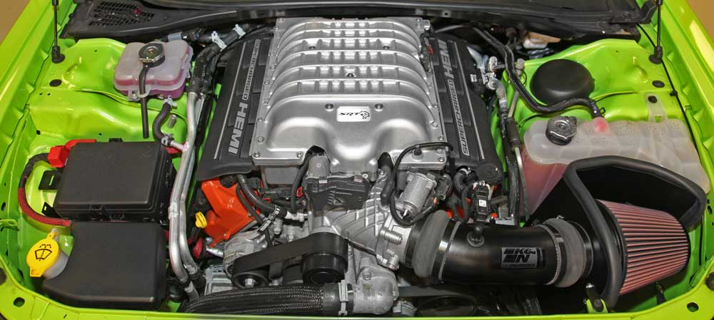 [K&N]   Metal Intake Kits - 69-2550TTK K&N Performance Air Intake System, 2015 - 2016 Dodge Challenger/ Charger