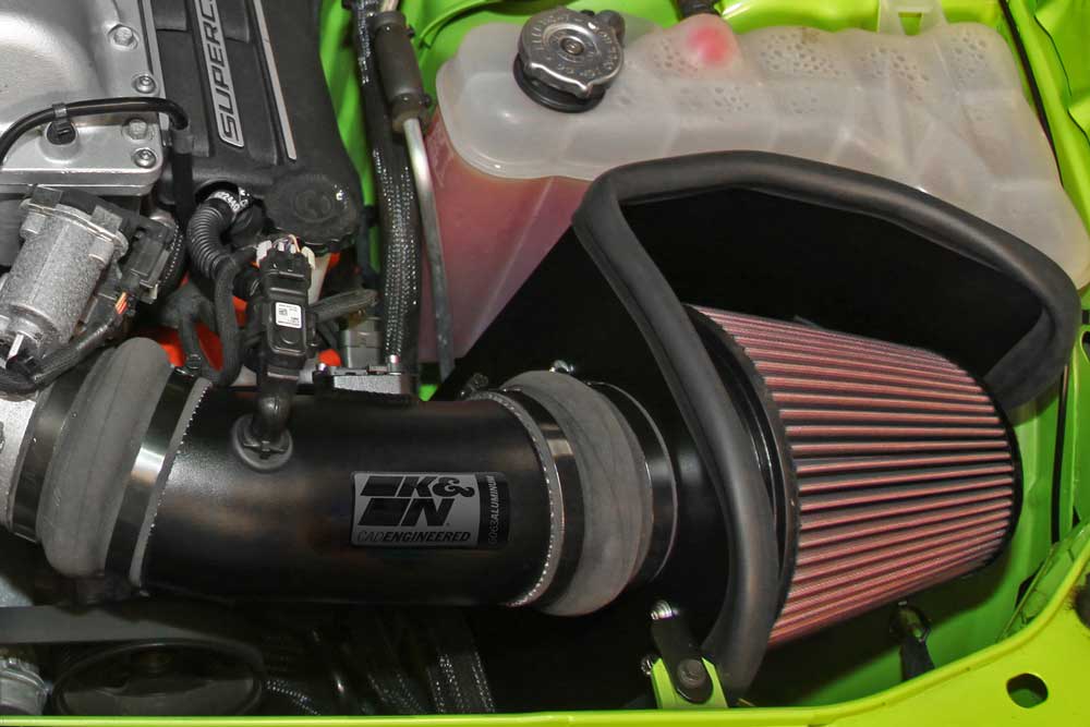 [K&N]   Metal Intake Kits - 69-2550TTK K&N Performance Air Intake System, 2015 - 2016 Dodge Challenger/ Charger
