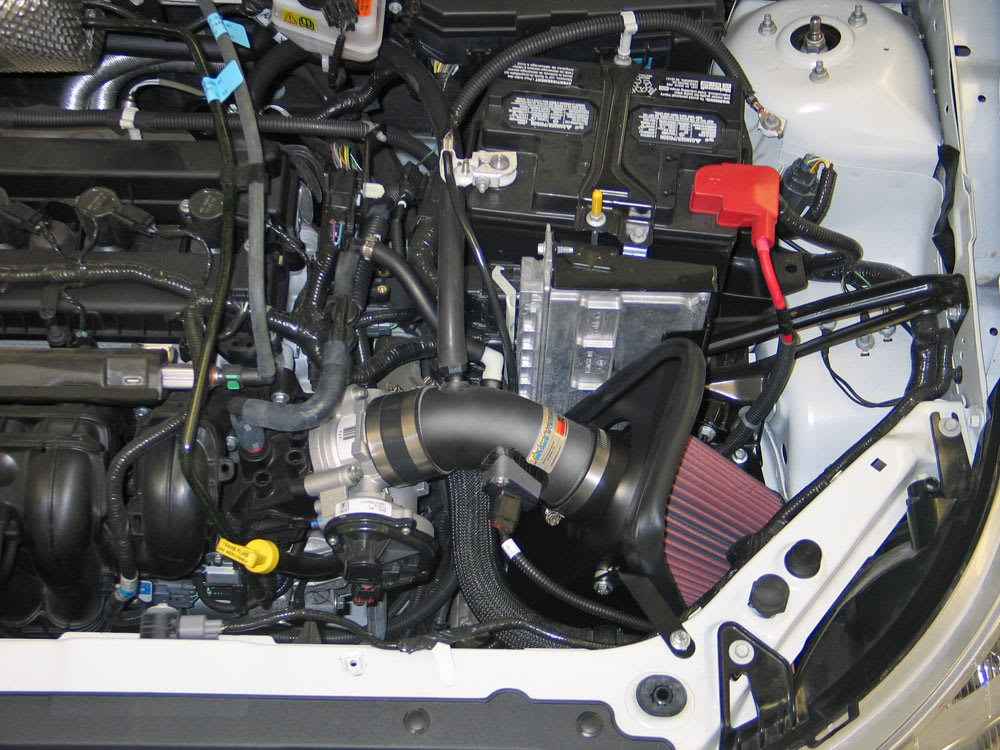 [K&N]   Metal Intake Kits - 69-3516TTK K&N Performance Air Intake System, 2010 - 2011 Ford Focus 2.0L L4