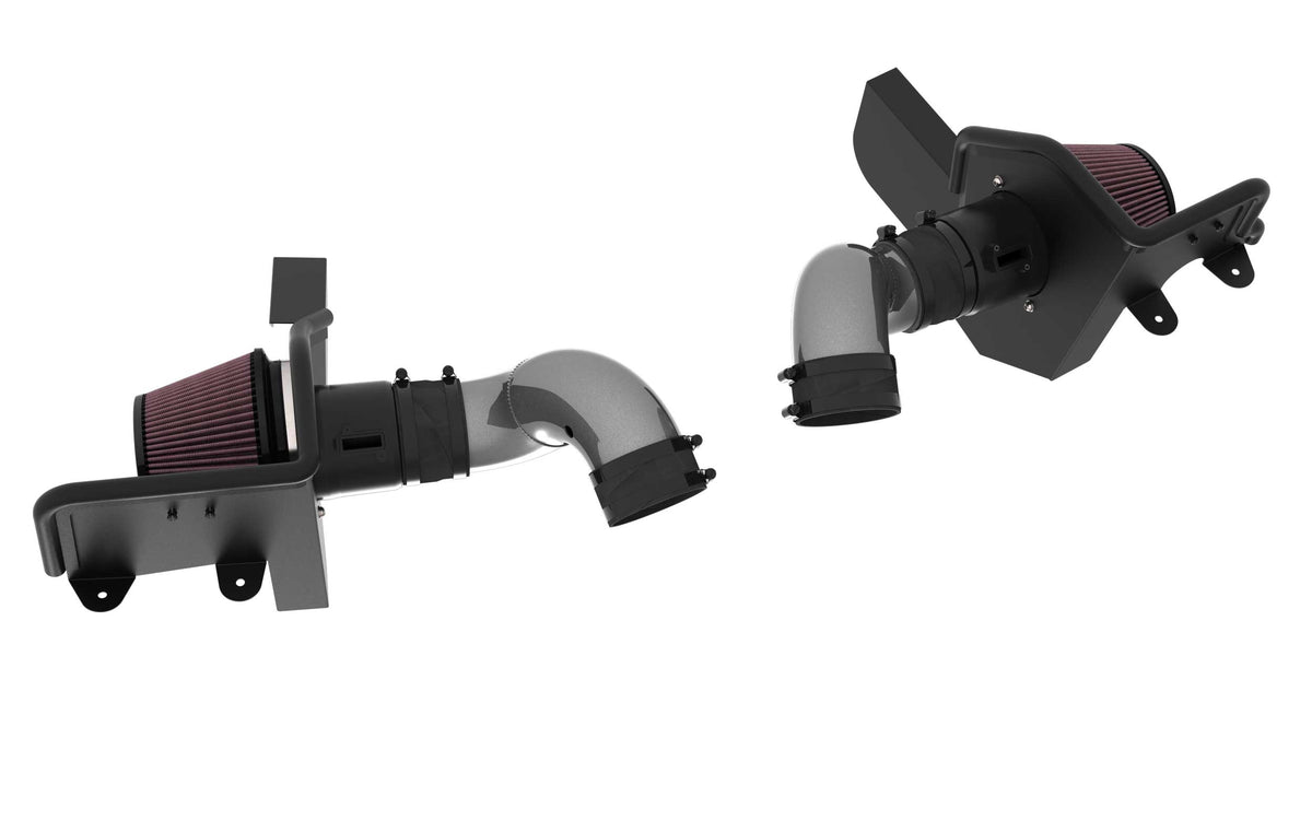 [K&N]   Metal Intake Kits - 69-3541TC K&N Performance Air Intake System, 2024 - 2025 Ford Mustang 5.0L V8