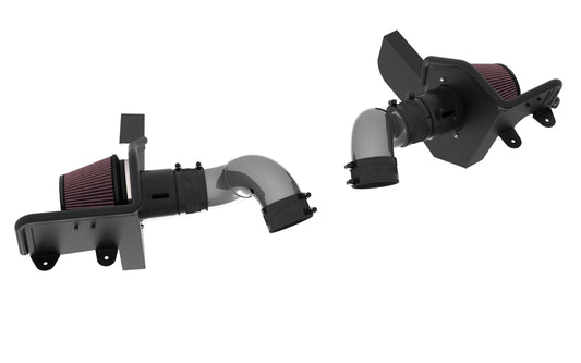 [K&N]   Metal Intake Kits - 69-3541TC K&N Performance Air Intake System, 2024 - 2025 Ford Mustang 5.0L V8
