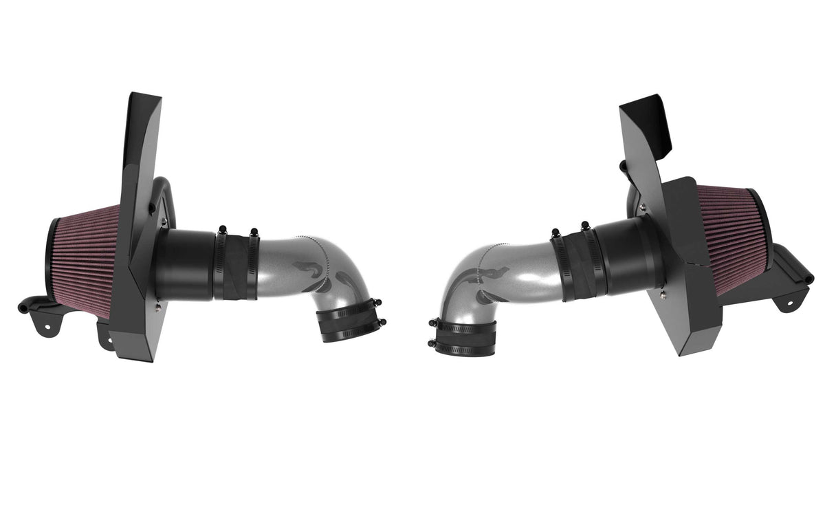 [K&N]   Metal Intake Kits - 69-3541TC K&N Performance Air Intake System, 2024 - 2025 Ford Mustang 5.0L V8