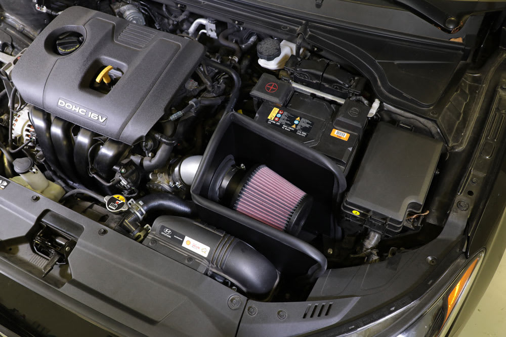 [K&N]   Metal Intake Kits - 69-5325TS K&N Performance Air Intake System - HYUNDAI VELOSTER L4-2.0L