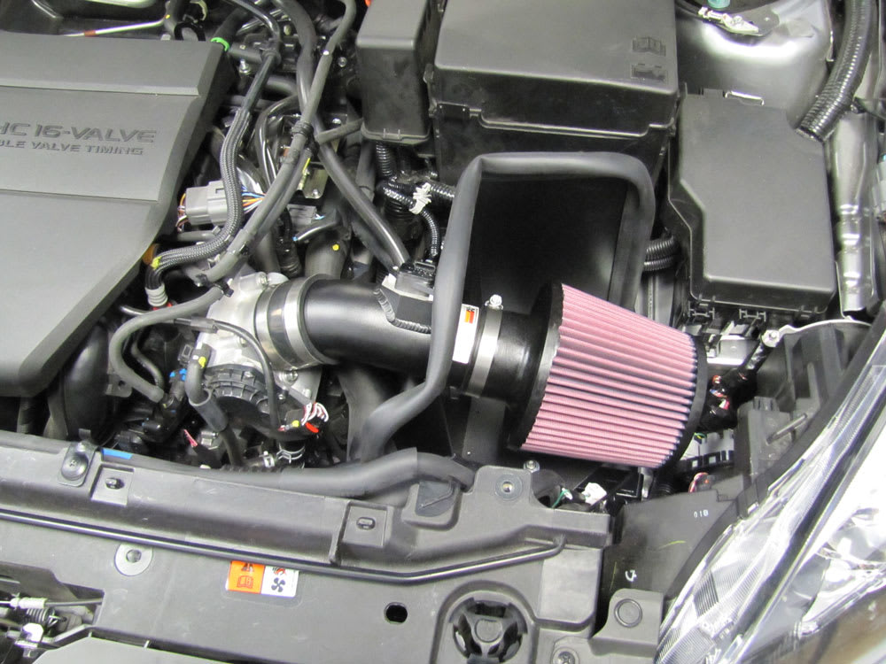 [K&N]   Metal Intake Kits - 69-6013TTK K&N Performance Air Intake System, 2010 - 2012 Mazda 3 2.5L L4