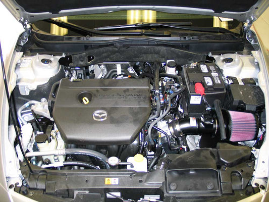 [K&N]   Metal Intake Kits - 69-6028TTK K&N Performance Air Intake System, 2009 - 2013 Mazda 6 2.5L L4