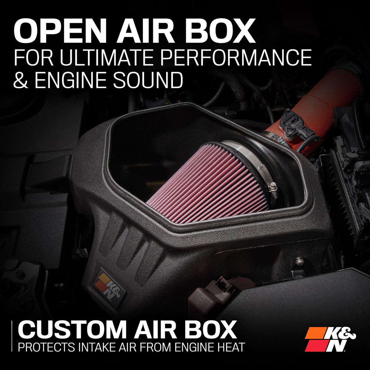 [K&N]   Metal Intake Kits - 69-8625TWR K&N Performance Air Intake System, 2023 - 2025 Toyota GR Corolla 1.6L