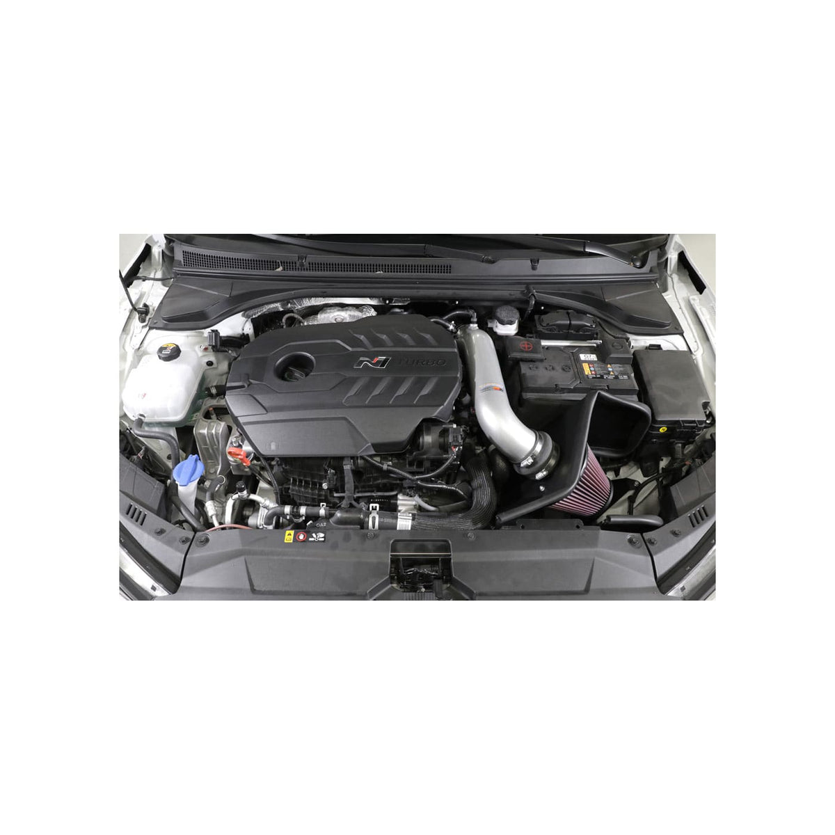 [K&N]   Metal Intake Kits - 69-5324TS K&N Performance Air Intake System, 2019 - 2021 Hyundai Veloster N/ 2018 - 2023 Hyundai i30N