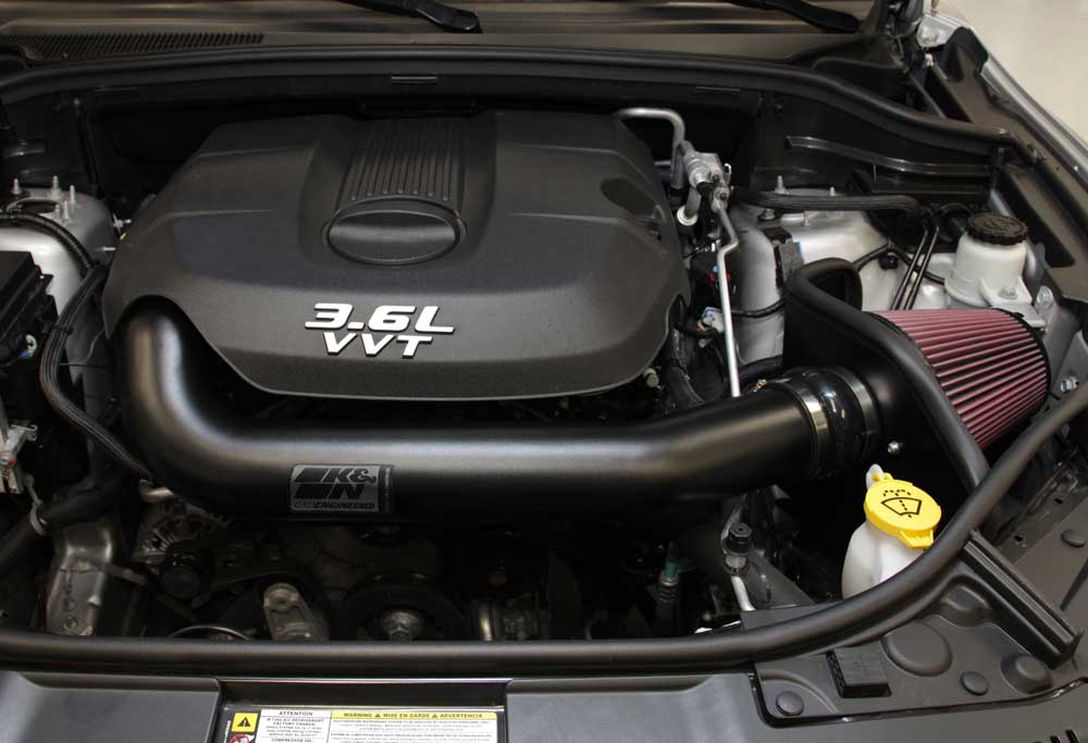 [K&N]   Metal Intake Kits - 77-1560KTK K&N Performance Air Intake System, Jeep Grand Cherokee 3.6L V6, '11-15