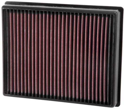 [K&N]   Air Filters - 33-5000 K&N Replacement Air Filter, 2013 - 2024 Ford/ Lincon Models