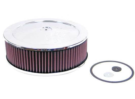 [K&N]   Round Air Filter Assembly - 60-1140 K&N Round Air Filter Assembly