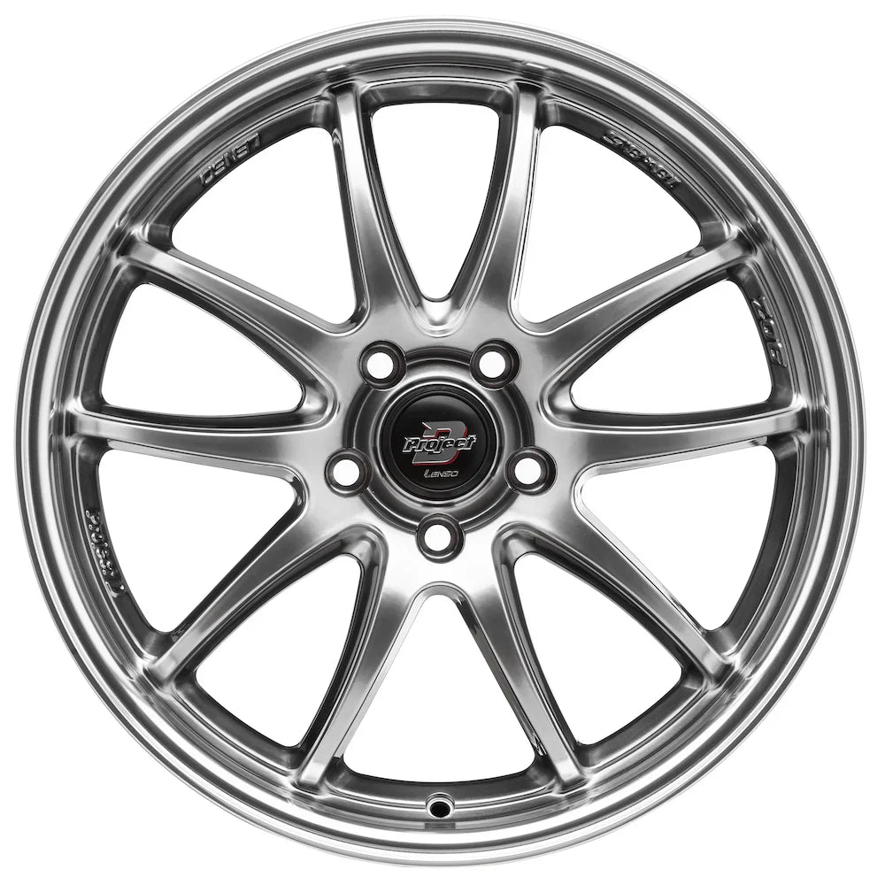 Lenso 90-Z Wheel Hyper Black Mirror Lip - image 2